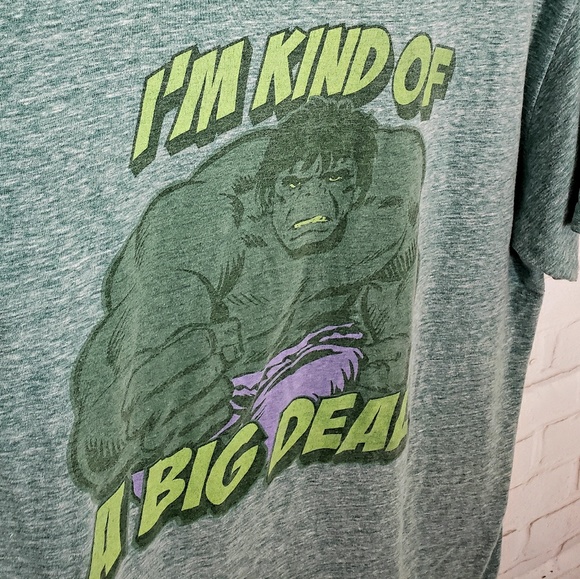 MARVEL HULK GRAPHIC TEE GREEN LARGE - Picture 3 of 6